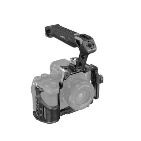 SmallRig Rhinoceros Camera Cage Kits Aluminum for Sony Alpha 7R V / Alpha 7 IV / Alpha 7S III with Top Handle, NATO Side Handle, HDMI Cable Clamp,  1/4""-20 & 3/8""-16 Threads, NATO Rail, Shoe Mount, QD Socket | 3708 3710"