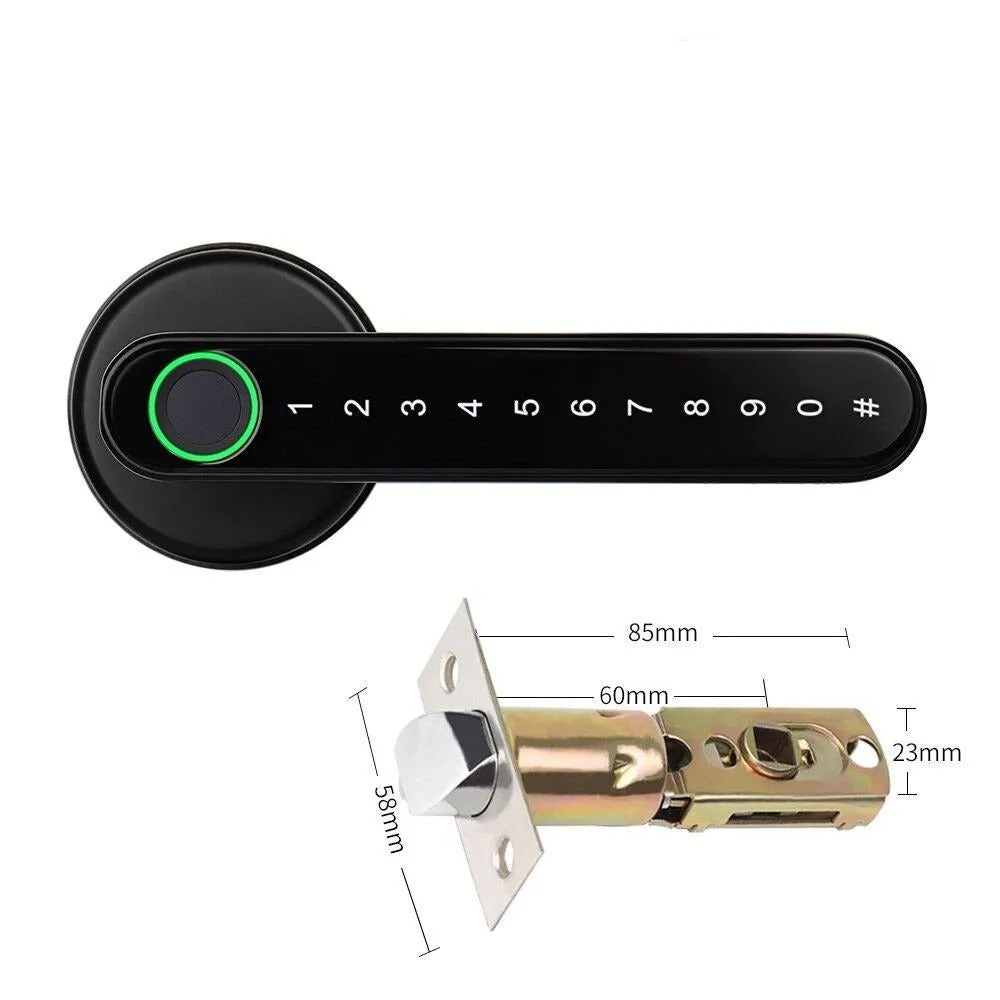 Smart Fingerprint Door Lock Biometric Digital Door Lock Keyless Tuya App Smart Door Lock