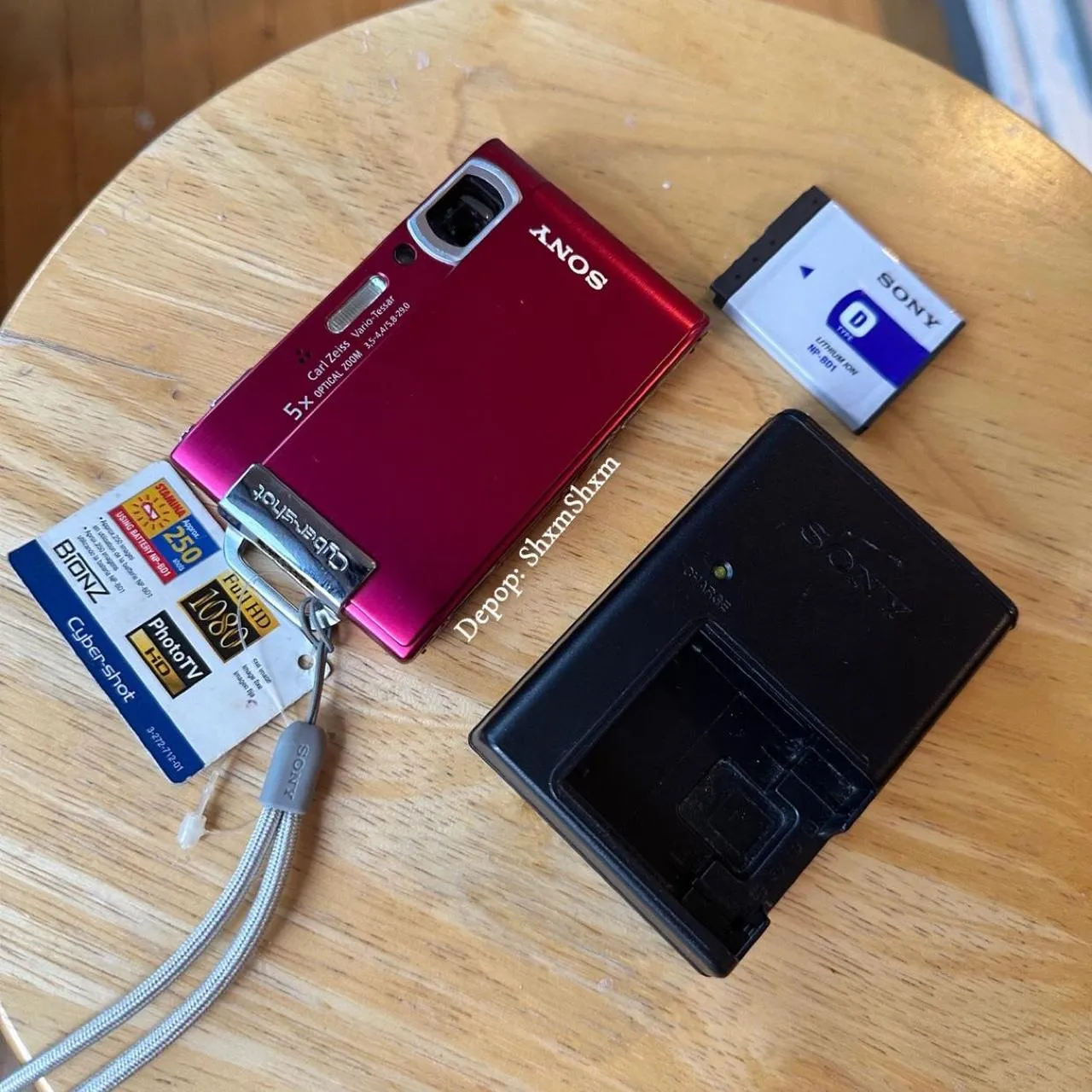 Sony cybershot DSC-T200 Digital Camera PINK/Red 💖📸