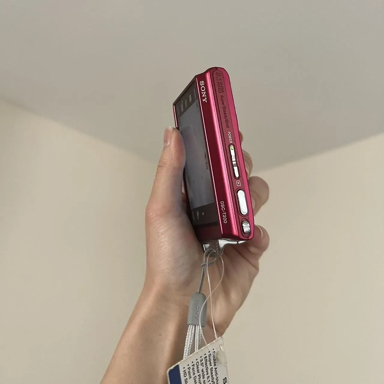 Sony cybershot DSC-T200 Digital Camera PINK/Red 💖📸