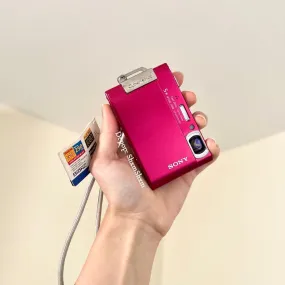Sony cybershot DSC-T200 Digital Camera PINK/Red 💖📸