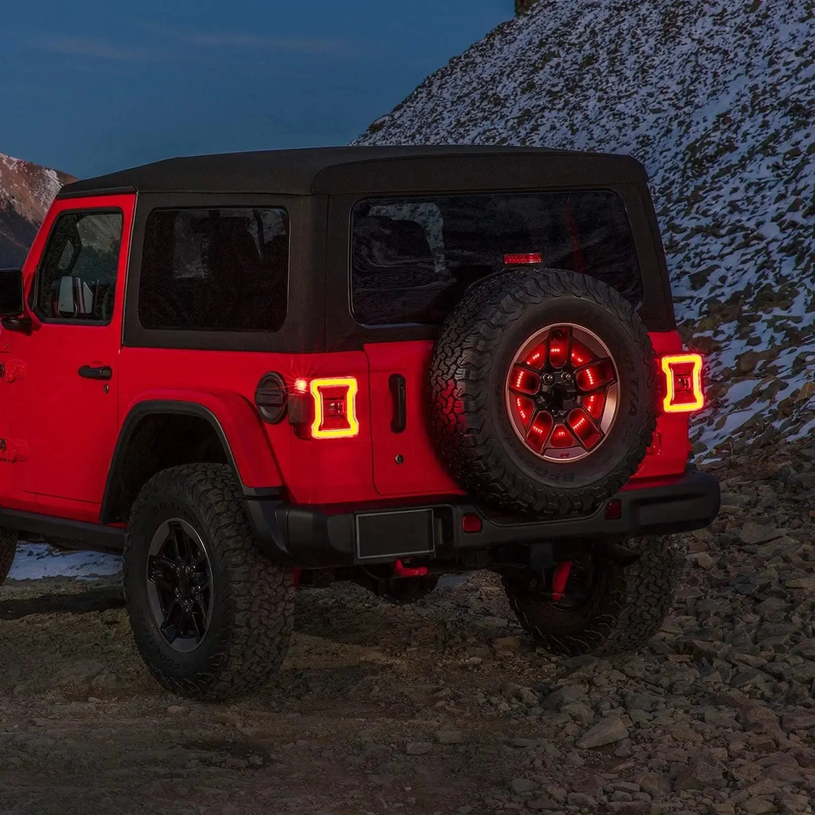 Suparee Jeep Wrangler JL LU Spare Tire  Brake Light for Wrangler 2018-Later with Plug N Play