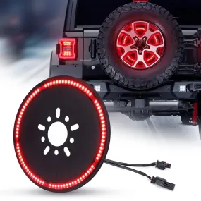 Suparee Jeep Wrangler JL LU Spare Tire  Brake Light for Wrangler 2018-Later with Plug N Play