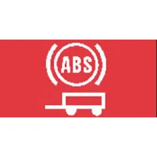Switch Lens Bottom Red Trailer ABS Warning Pk5