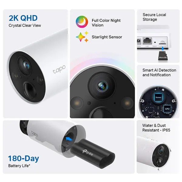 TAPO C420 | Smart Wire-Free Security Camera