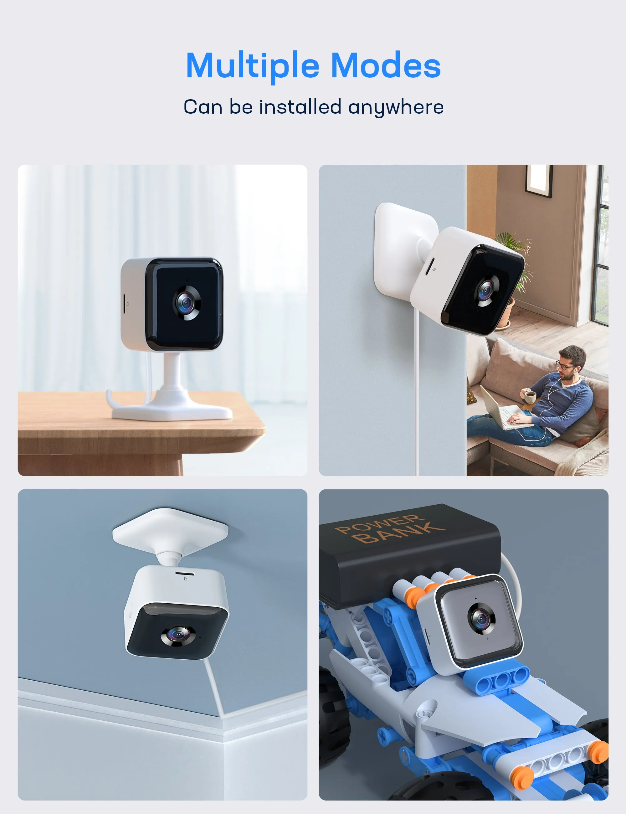 Teckin TC100 1080P Security Camera with Two-Way Audio