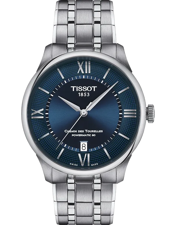 Tissot Chemin des Tourelles Powermatic 80 39mm Watch - T139.807.11.048.00 - 787588