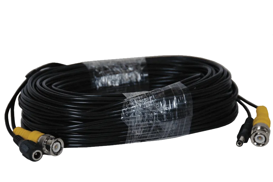 Video surveillance system installers kit-Cables connectors-Power supplies