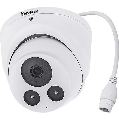 VIVOTEK  IT9380-HF2 5MP WDR Pro Smart IR Turret IP Camera, 2.8mm Fixed Lens, White
