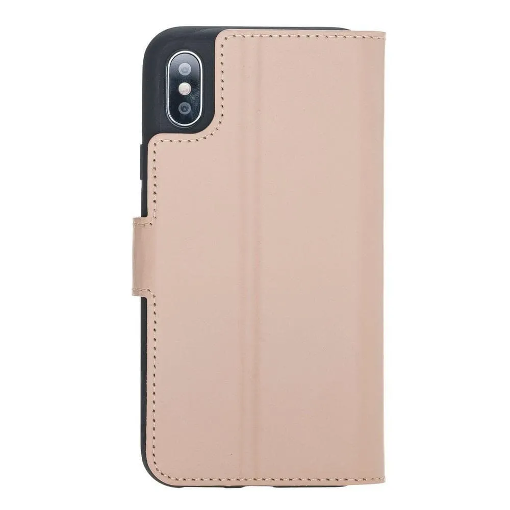 Wallet Folio Leather Case with ID slot for Apple iPhone X series