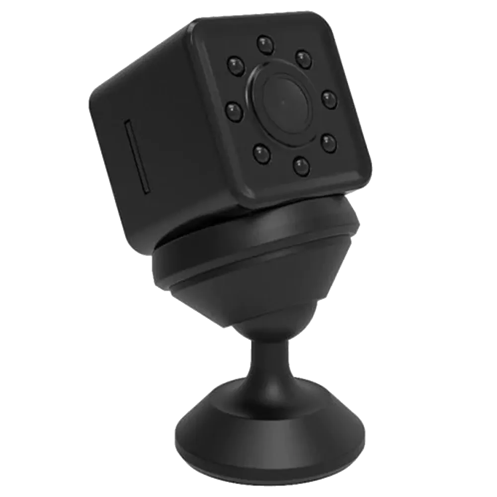 Waterproof Mini Cube Wi-Fi Camera with Night Vision & Wide Angle