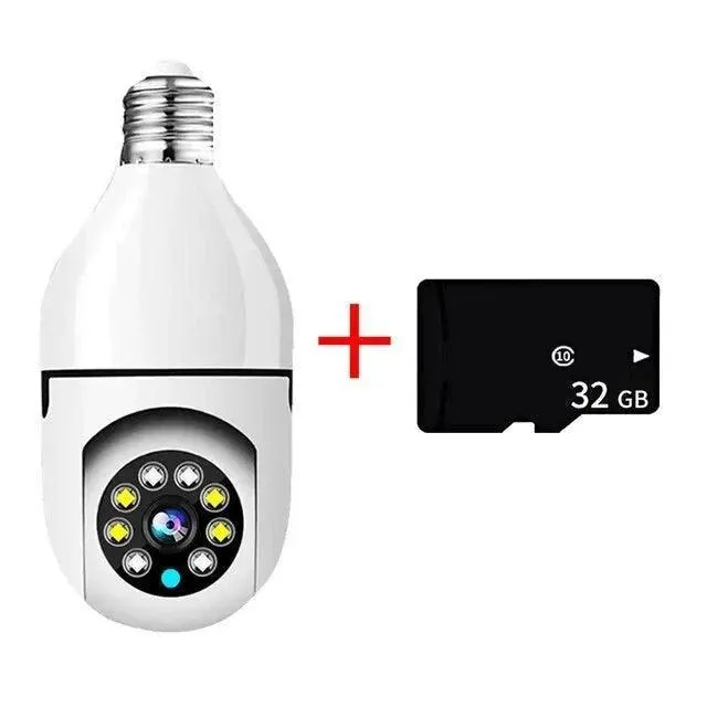 Wi-Fi Security Camera, Full Color Night Vision, Human Tracking, Two-Way Audio, Zoom Function, 1080p HD, Remote Access, Alexa and Google Compatible