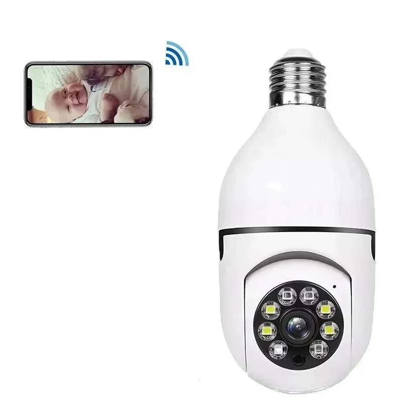 Wi-Fi Security Camera, Full Color Night Vision, Human Tracking, Two-Way Audio, Zoom Function, 1080p HD, Remote Access, Alexa and Google Compatible