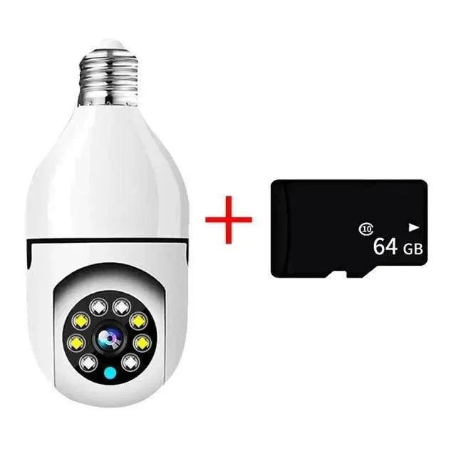 Wi-Fi Security Camera, Full Color Night Vision, Human Tracking, Two-Way Audio, Zoom Function, 1080p HD, Remote Access, Alexa and Google Compatible