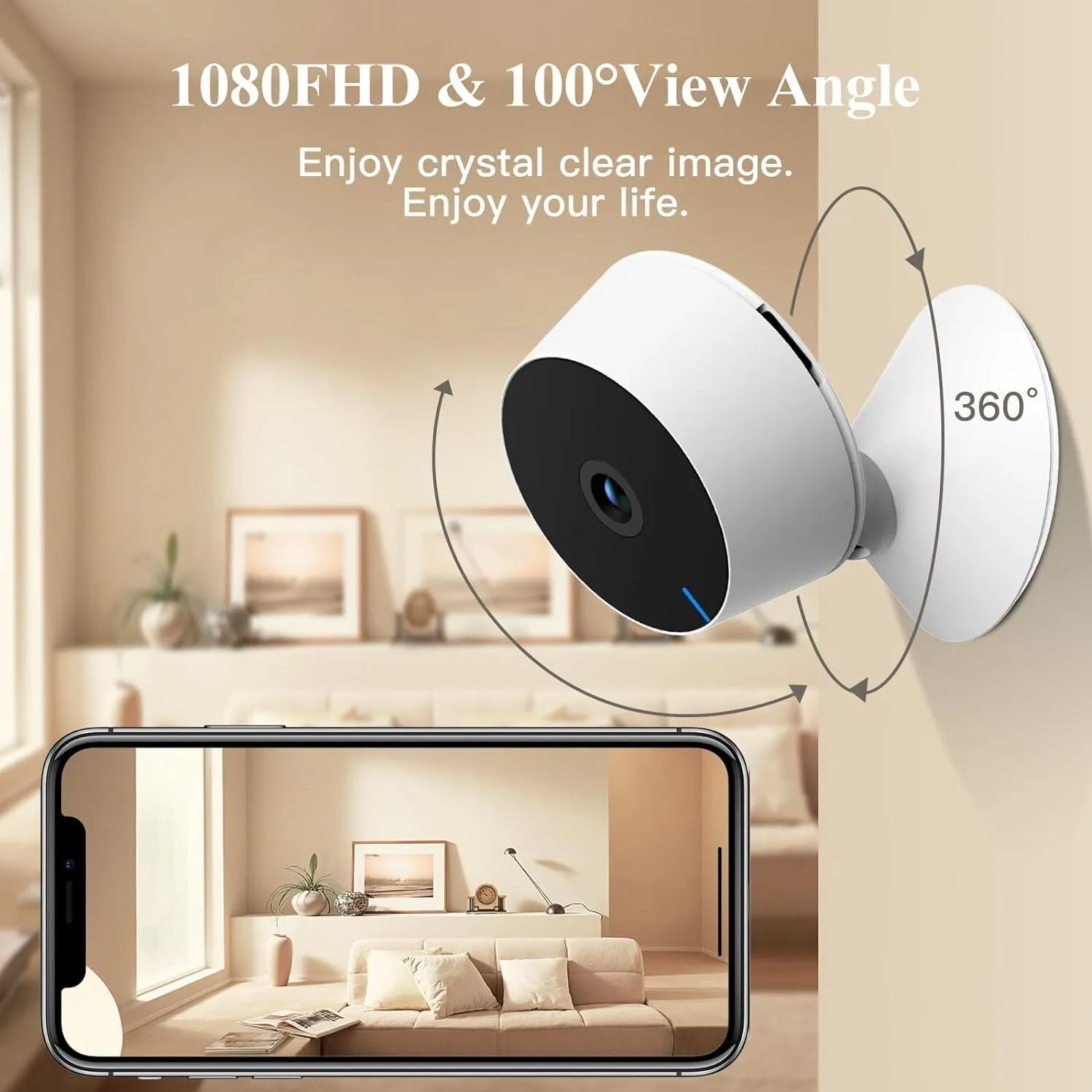 WiFi IP Security Camera Wireless Indoor CCTV System Home Baby Pet Monitor Cam