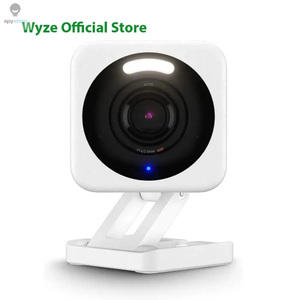 Wyze Cam v4, 2K HD Wi-Fi Smart Home Security Camera, Indoor/Outdoor Use, Pet/Baby Monitor, Motion Activated Spotlight/Siren,