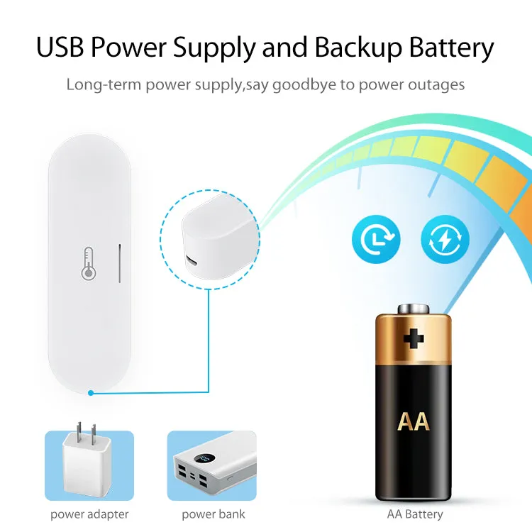Zigbee Temp Humidity looks great AA battery or USB powered